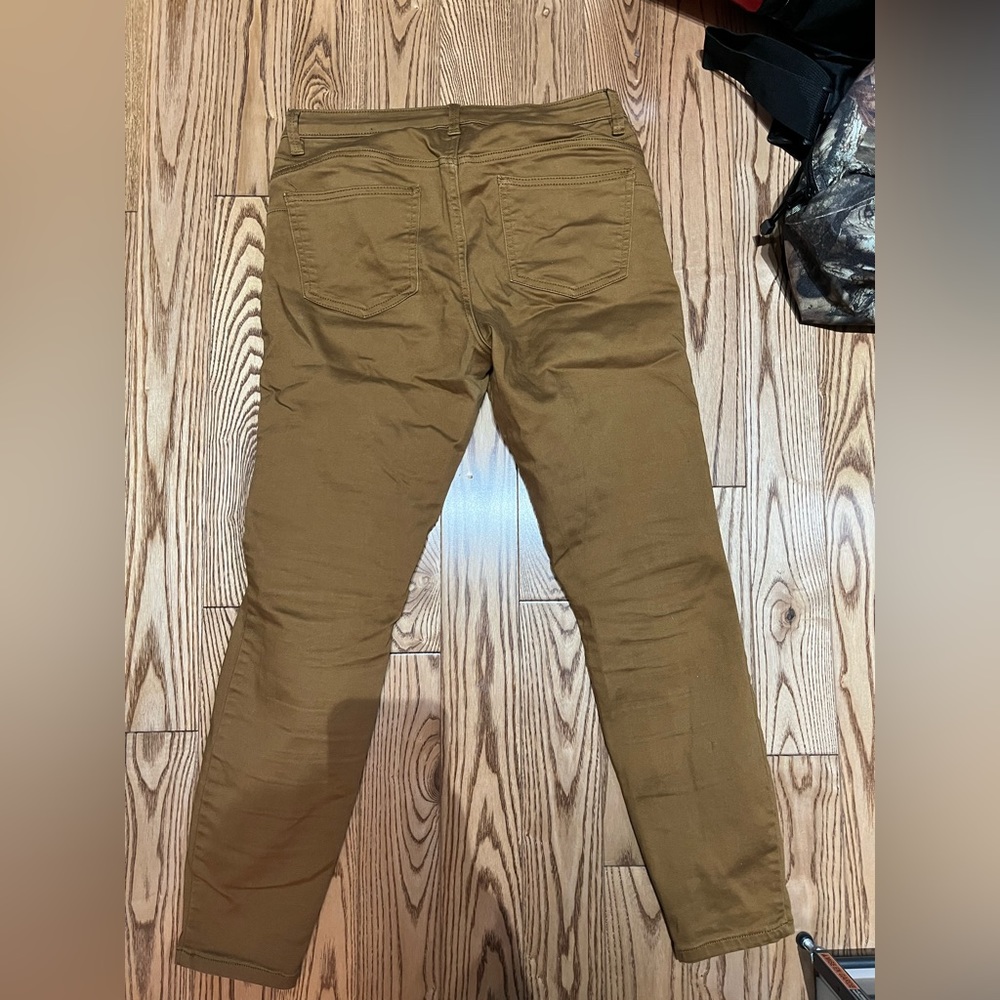 Brown skinny jeans